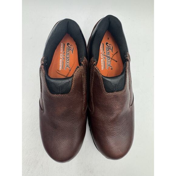 Thorogood ATHLETIC SLIP RESISTANT Men's NEW Slip On Work Shoe Brown US Size 9.5M - Picture 6 of 11